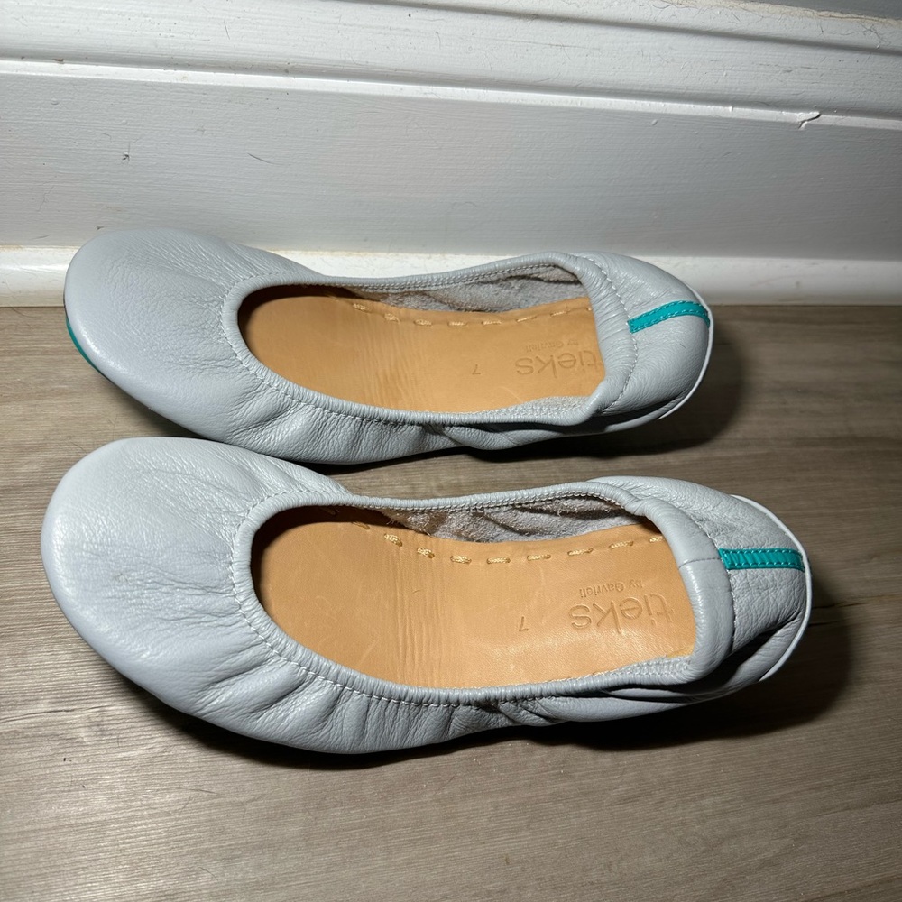 Tieks Cool Grey Flats